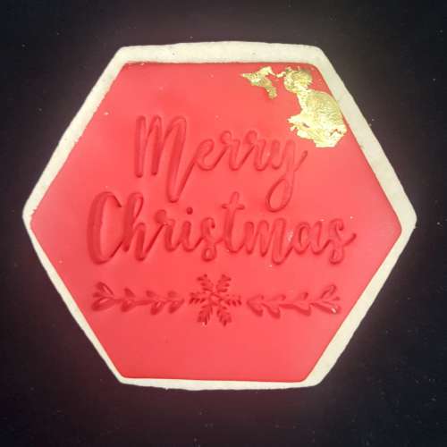 Cookie Stamp Embosser - Merry Christmas #2 - Click Image to Close